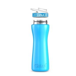 Cirkul 22oz Stainless Steel Bottle - Matte Blue